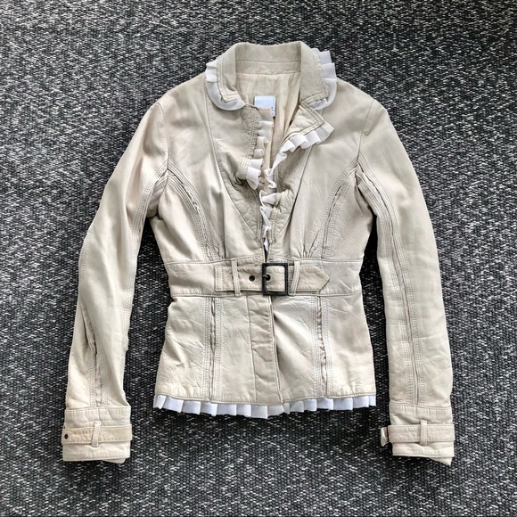 Paola Frani Leather Jacket - Picture 3 of 15